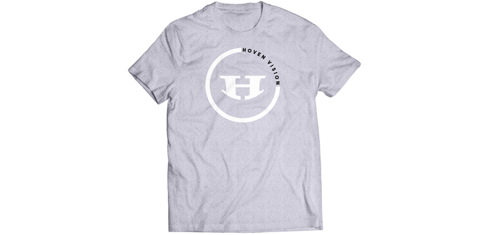 Broken Circle T Grey/White